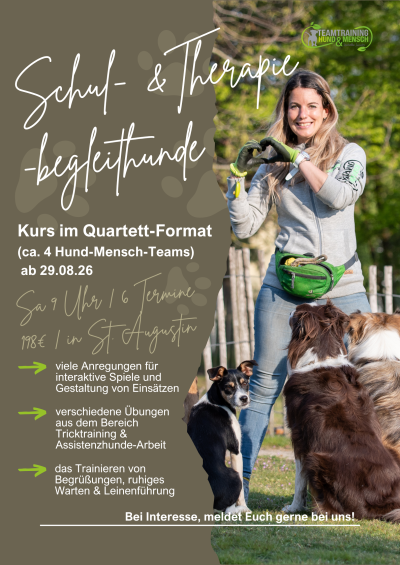 2 Schul & Therapiebegleithunde KURS (1)